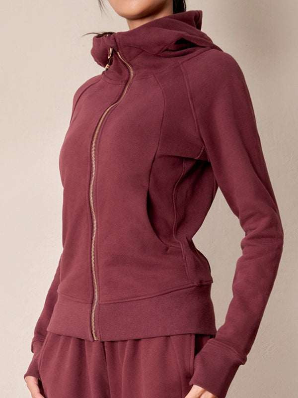 Pocket Zipper With Hat Jacket
