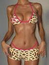 ZASUWA Female Sexy Leopard Print 2-Pieces Bikini Set