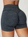 ZASUWA Female Denim Scrunch Bum High-rise Leggings