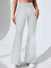 ZASUWA Female Leopard Print Flare Leggings