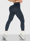 ZASUWA Female Sexy Ribbed Seamlee Leggings