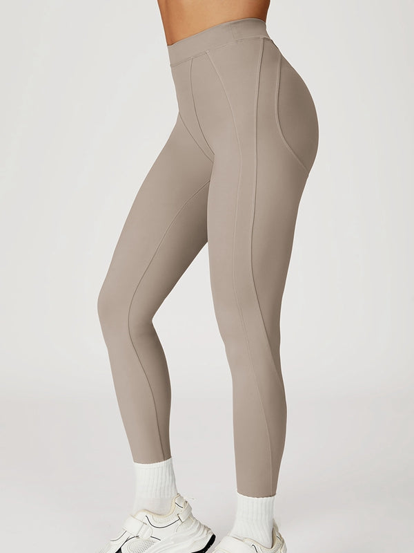 Push-up-Leggings mit hoher Taille