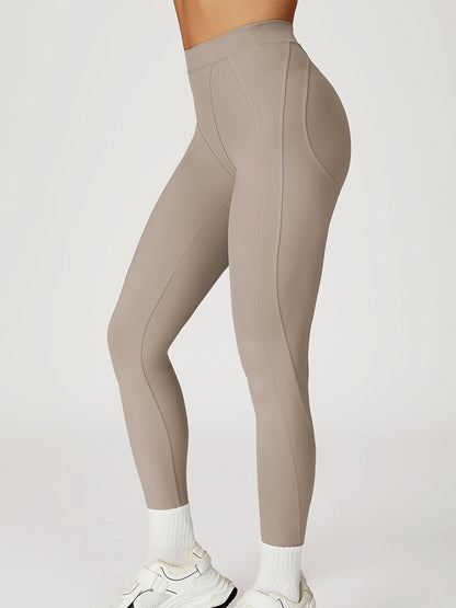 Push-up-Leggings mit hoher Taille