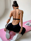 ZASUWA Female Backless Halter Scrunch Bum Jumpsuit
