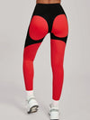 ZASUWA Female Contrast Color Push Up Yoga Leggings