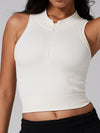 ZASUWA female Ribbed Zipper Tank