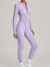 ZASUWA Female Sexy Zipper Stitch Performance Jumpsuit