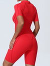 Sexy Zipper Stitch Performance Jumpsuit