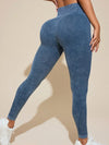 ZASUWA Female Faux Denim High-rise Leggings