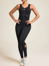 ZASUWA Female Cross Back Scrunch Bum Jumpsuit