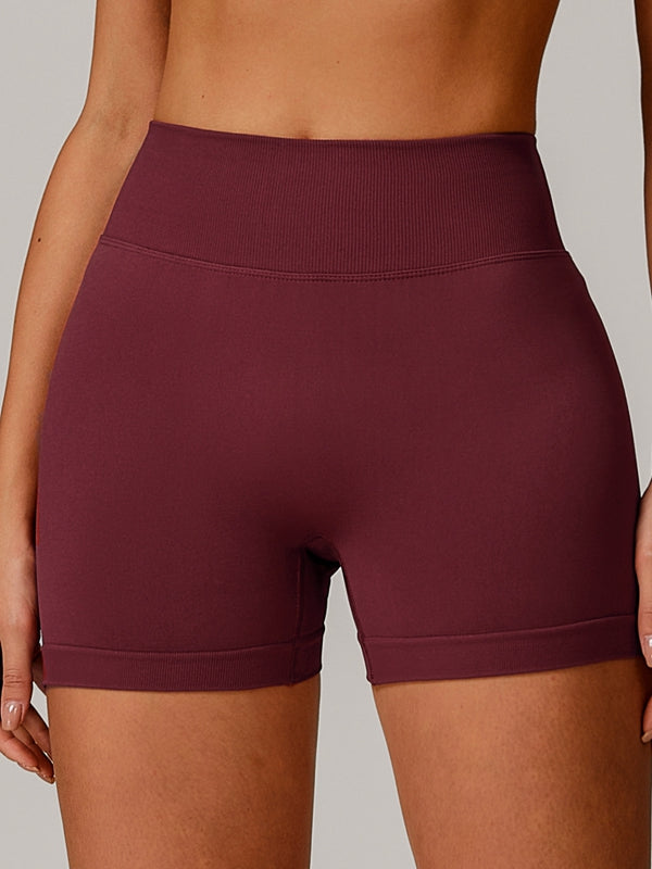 Sexy Deep V Back Scrunch Bum Shorts