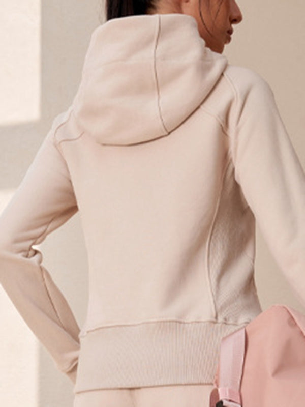 Pocket Zipper With Hat Jacket