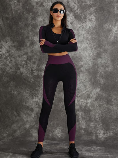 3 Pieces Long Sleeve Zippers Fitness Suits X Carmen⭐