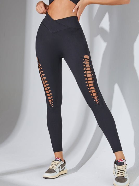 ZASUWA Damen Ultimate Cutout Schnür-Leggings