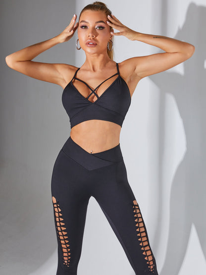 ZASUWA Damen Ultimate Cutout Schnür-Leggings