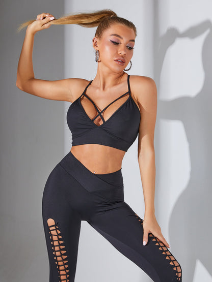 ZASUWA Damen Ultimate Cutout Schnür-Leggings