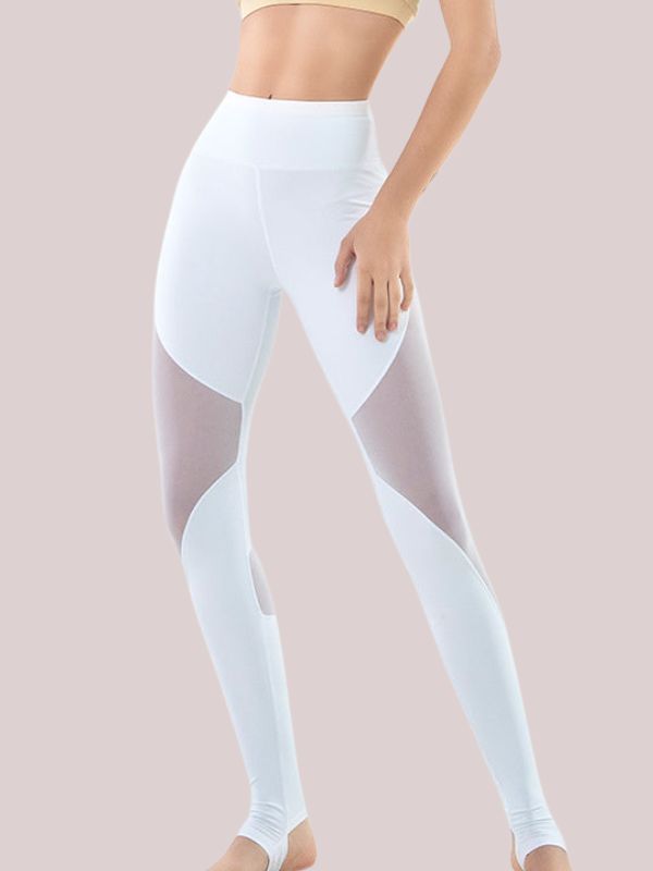 Mesh-Leggings mit hoher Taille