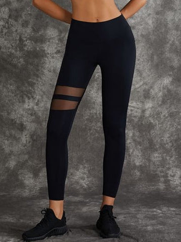 ZASUWA Damen Einzigartige Cut Out Pocket Mesh Scrunch Bum Sportswear