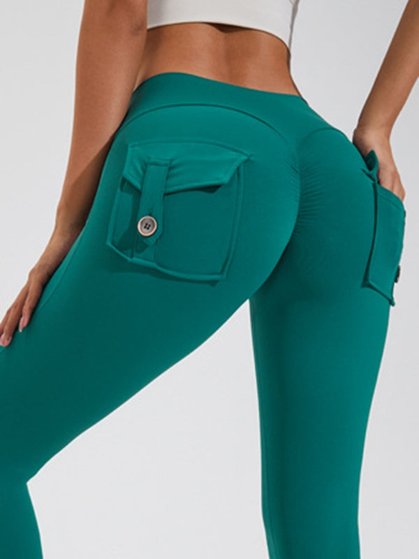 Cargo-Leggings mit Tasche und Scrunch-Po