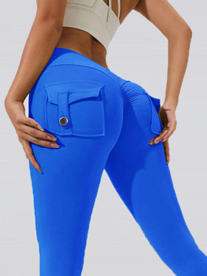 Cargo-Leggings mit Tasche und Scrunch-Po