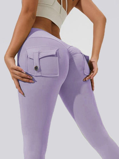 Cargo-Leggings mit Tasche und Scrunch-Po