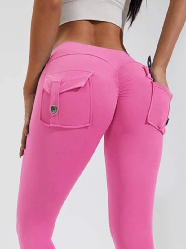 Cargo-Leggings mit Tasche und Scrunch-Po