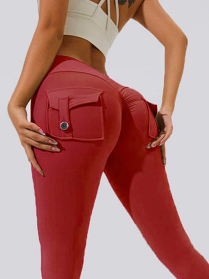 Cargo-Leggings mit Tasche und Scrunch-Po