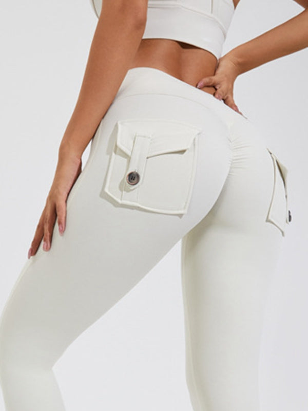 Cargo-Leggings mit Tasche und Scrunch-Po