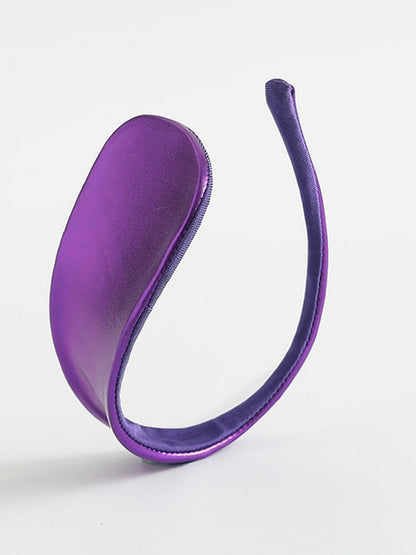 Faux Leahter “Visual Invisibility” C-shaped Panties